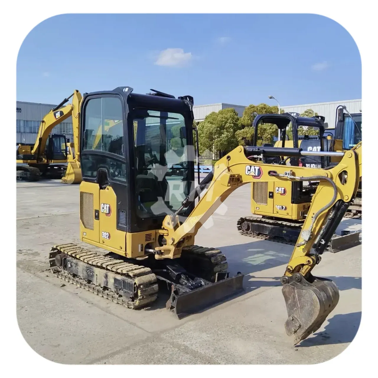 Reconditioned CAT 302 CR Mini Excavator for export from China