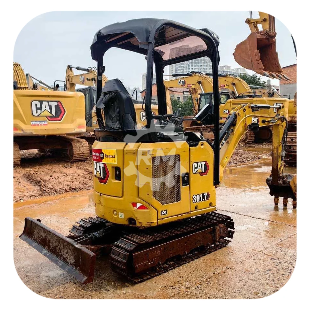 Used CAT 301.7CR Mini Excavator for export from China