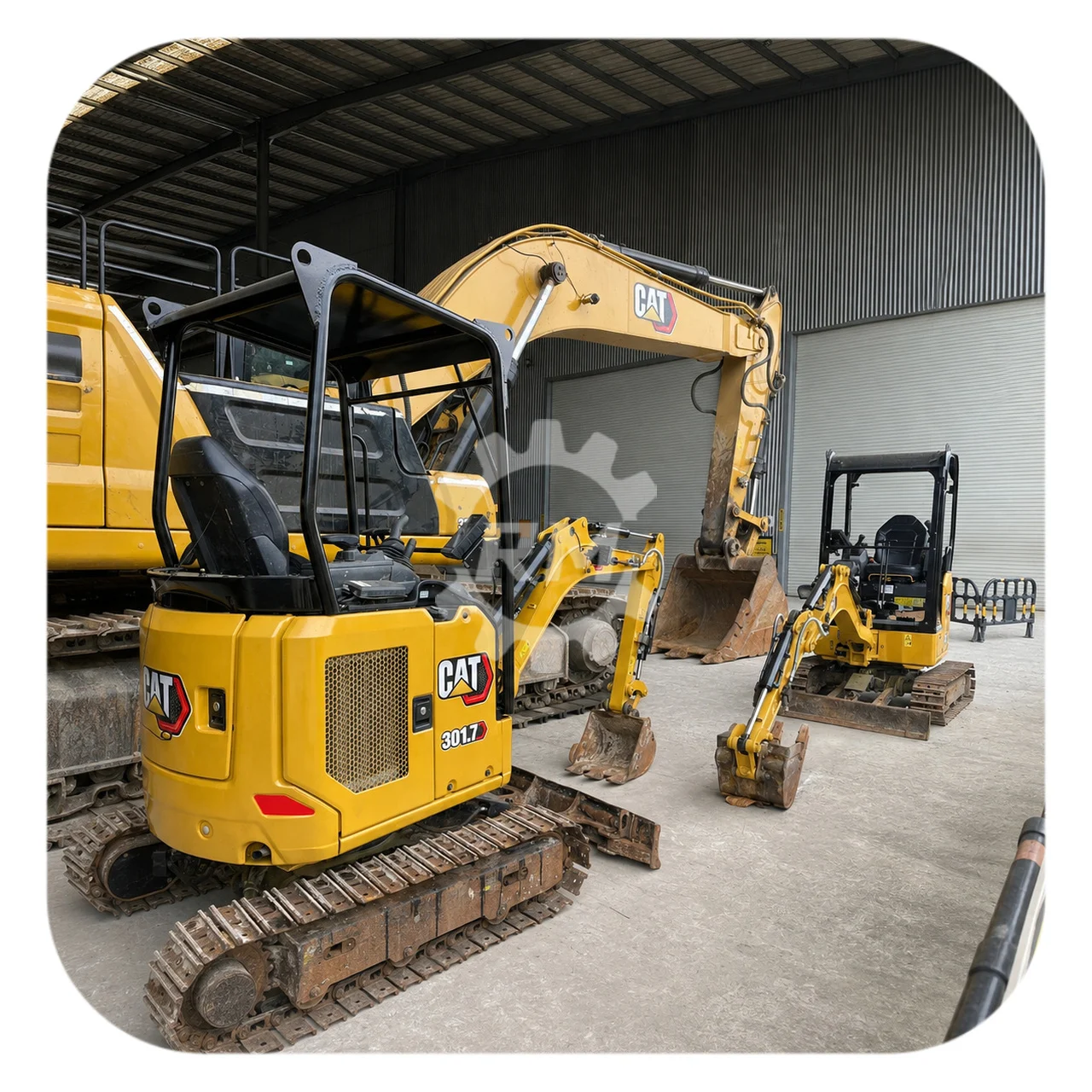Reconditioned CAT 301.7CR Mini Excavator for export from China